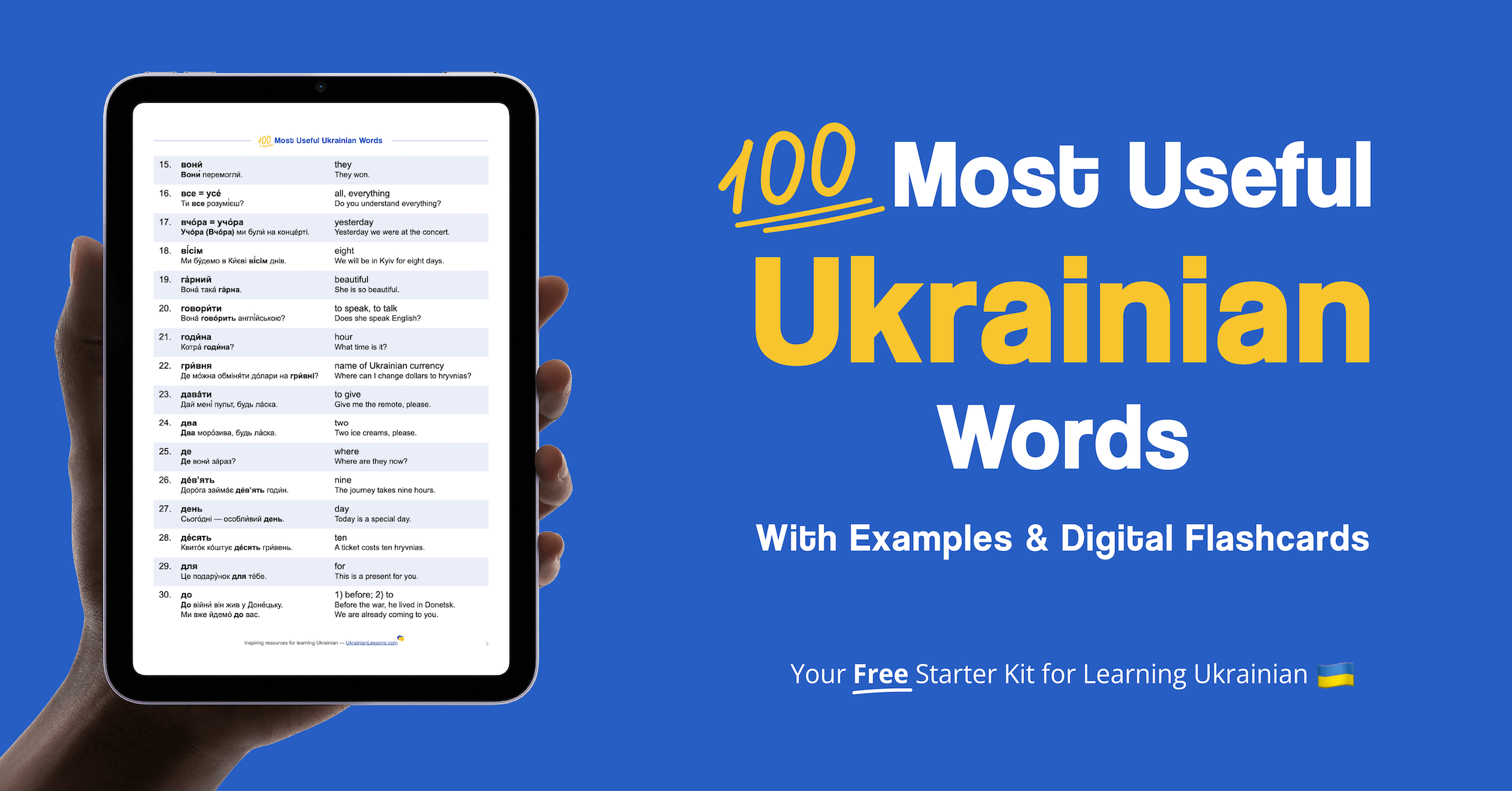 Popular Ukrainian Words